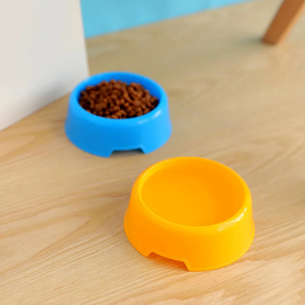 Colorful Pet Bowl  Feeding Food Water Bowl