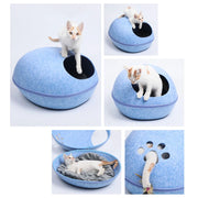 Felt Cat House Bed Indoor