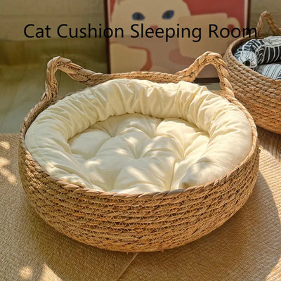 Removable Upholstery Sleeping House  Washable Pets Bed