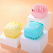 Pet Bath  Dispenser Cleaning Gloves Hair Brush