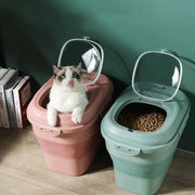 Pet Dog Food Storage Container