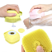 Pet Bath  Dispenser Cleaning Gloves Hair Brush