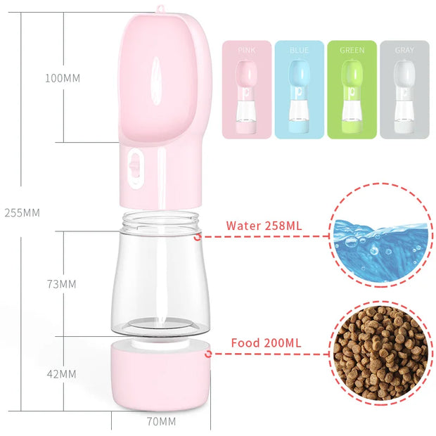 Portable Pet Dog Water Bottle  Dispenser